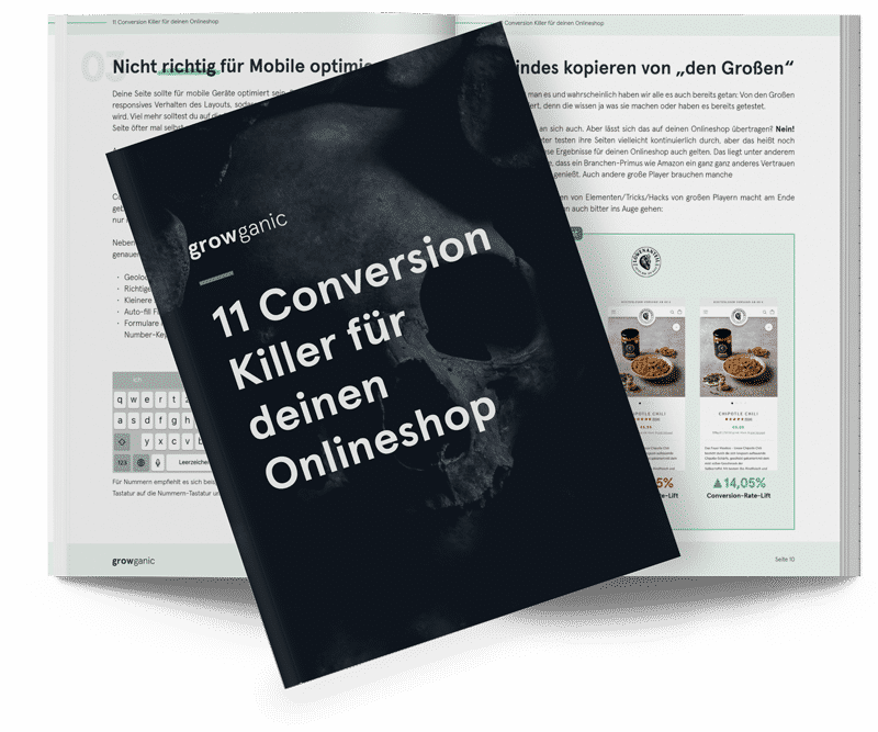 11 Conversion Killer für deinen Online Shop Mockup