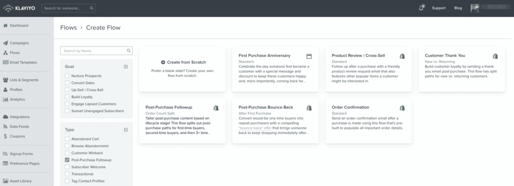 Klaviyo Automation Templates