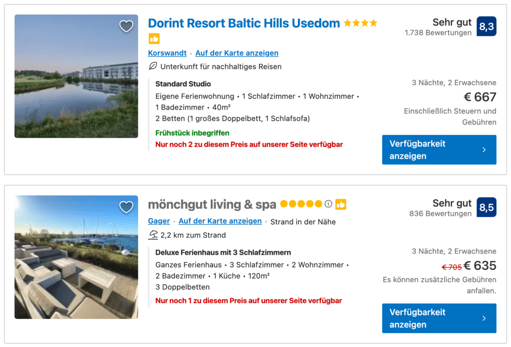 Künstliche Verknappung und fear of missing out am Beispiel von Booking.com