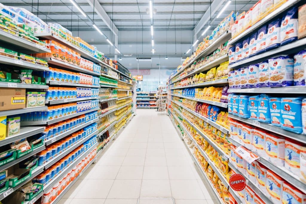 Heutige Supermärkte bieten eine enorme Auswahl an Produkten an