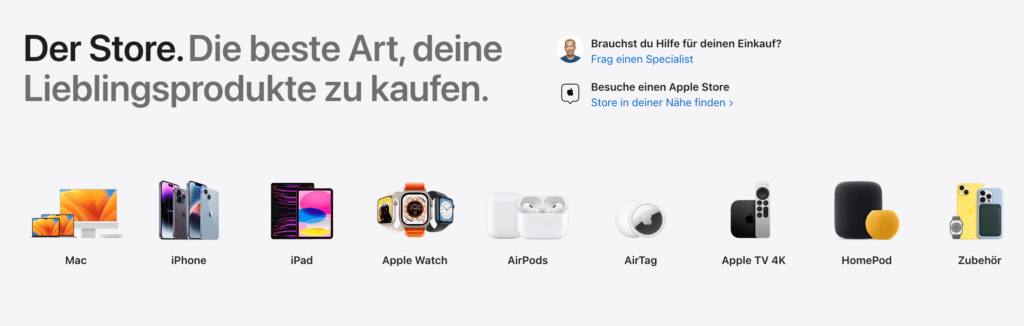 Apples Produkte harmonieren hervorragend miteinander. Deswegen bleibt ein Apple-Produkt selten alleine.