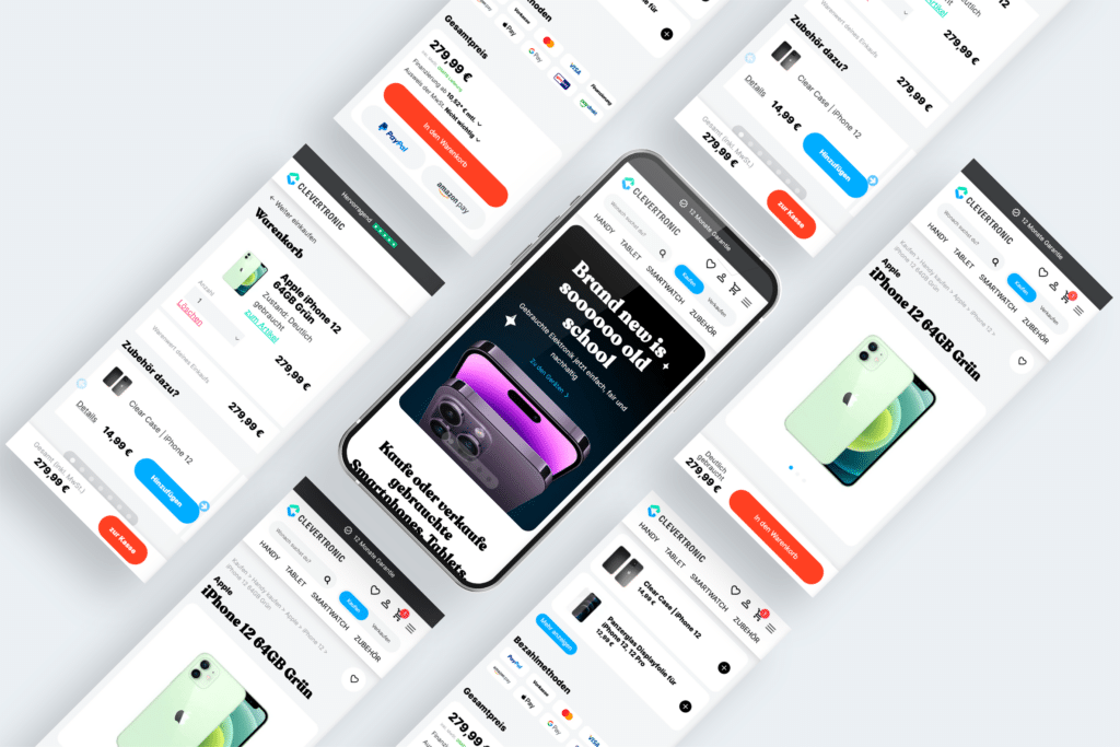 Clevertronic mockup - Clevertronic