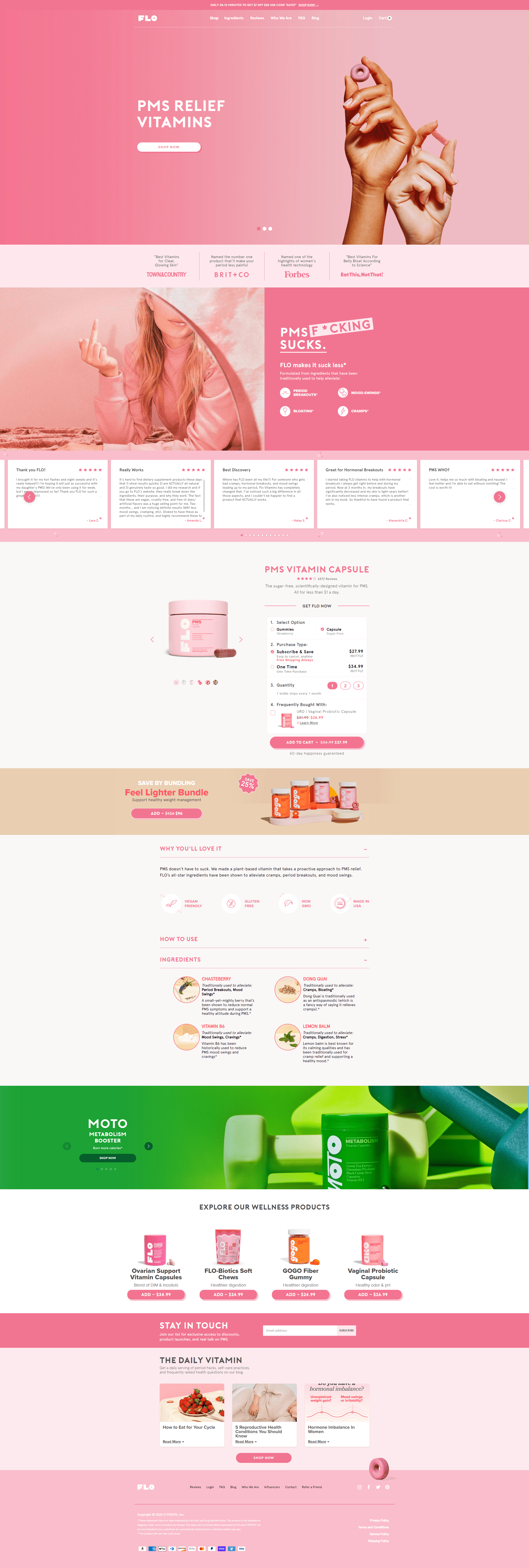 Swipe file flovitamins desktop home - FLO