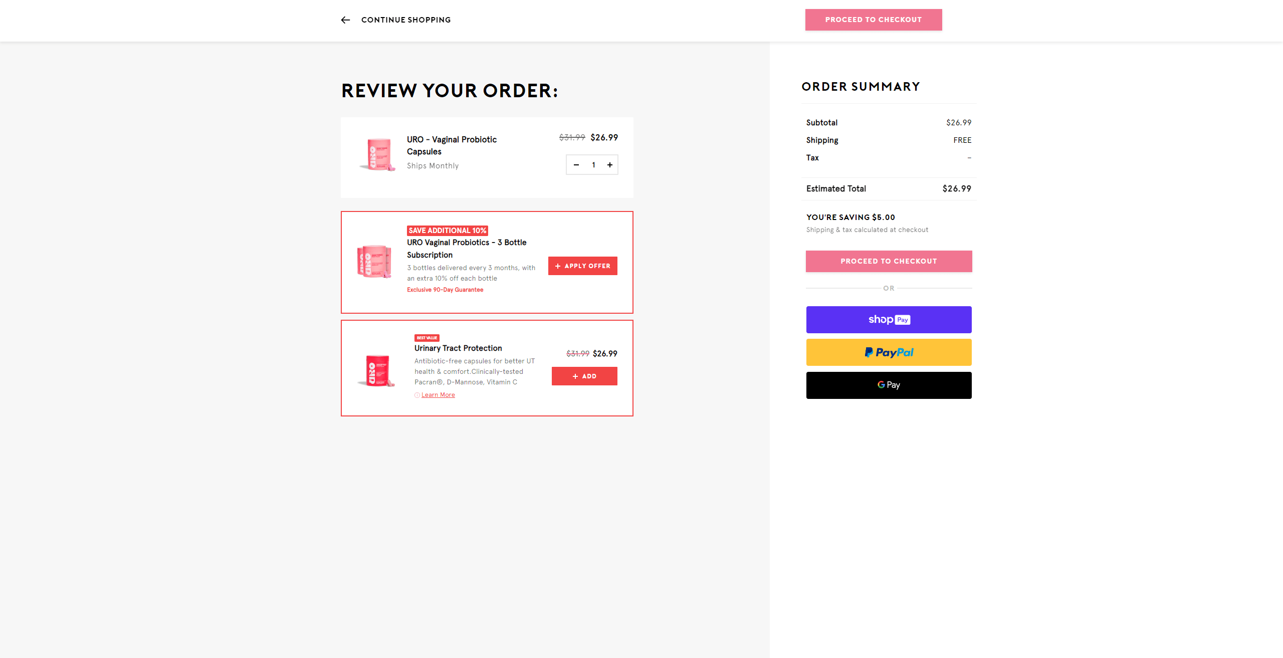 Swipe file flovitamins desktop cart - FLO