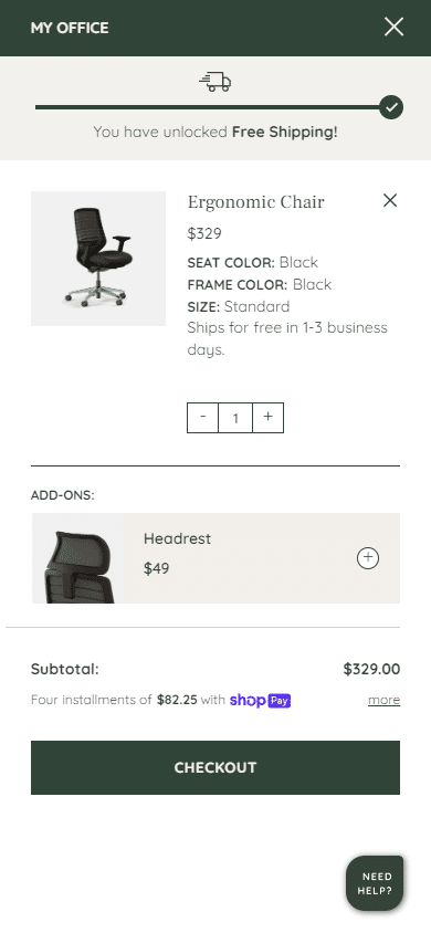 Swipe file branch mobile cart - Branch