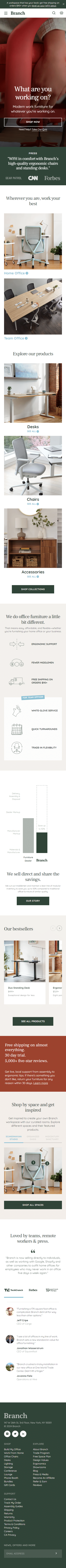 Swipe file branch mobile home - Branch