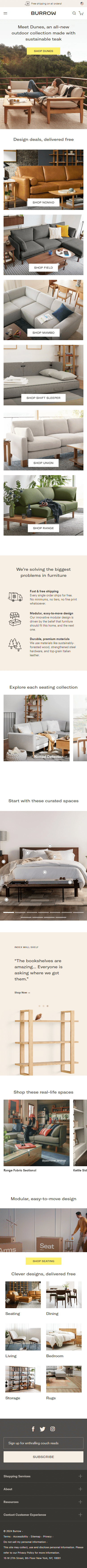 Swipe file burrow mobile home - Burrow