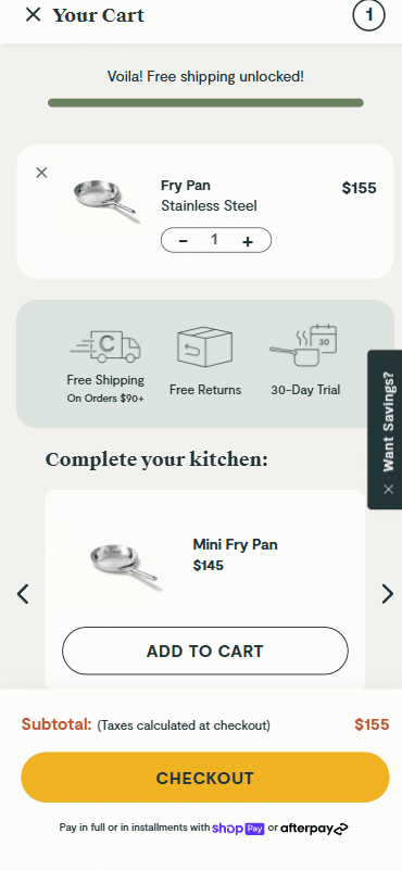 Swipe file caraway mobile cart - Caraway