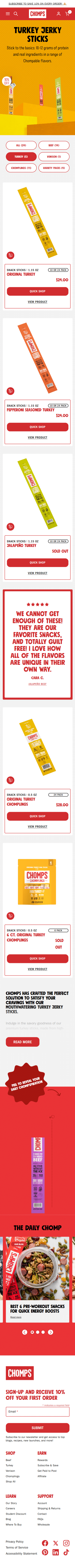 Swipe file chomps mobile clp - CHOMPS