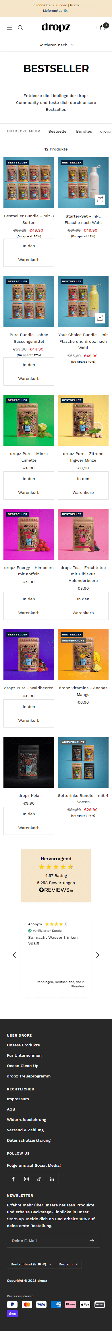 Swipe file dropz mobile clp - Dropz