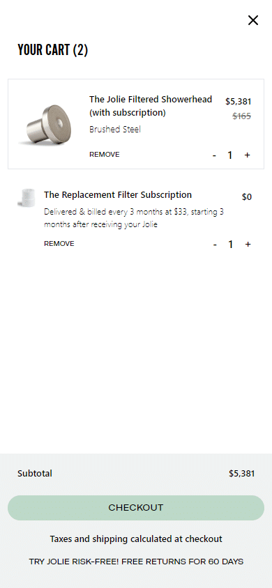 Swipe file jolie mobile cart - Jolie