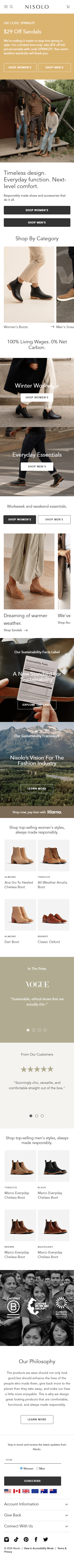 Swipe file nisolo mobile home - NISOLO