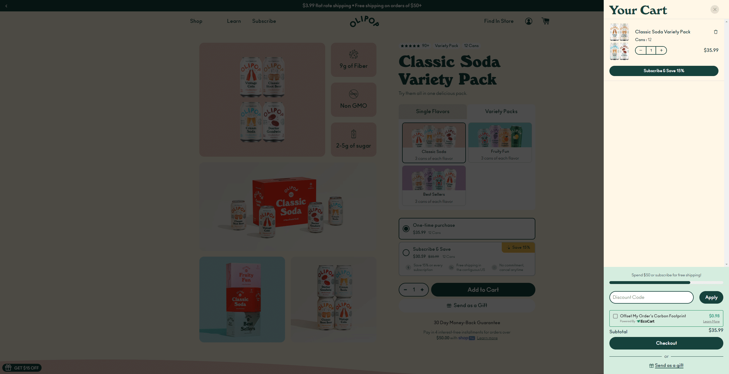 Swipe file olipop desktop cart - Olipop
