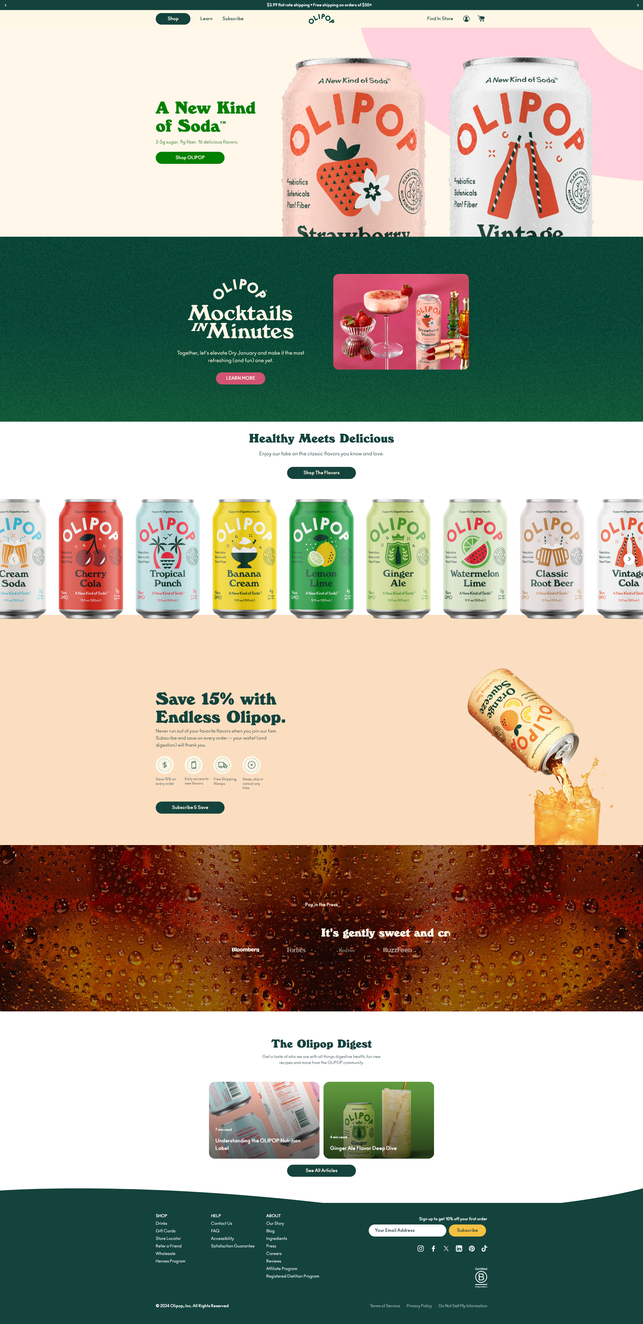 Swipe file olipop desktop home - Olipop