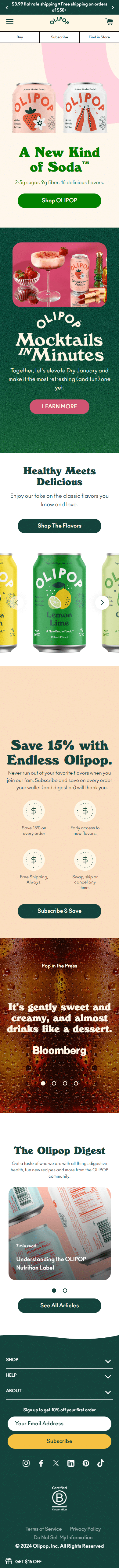 Swipe file olipop mobile home - Olipop