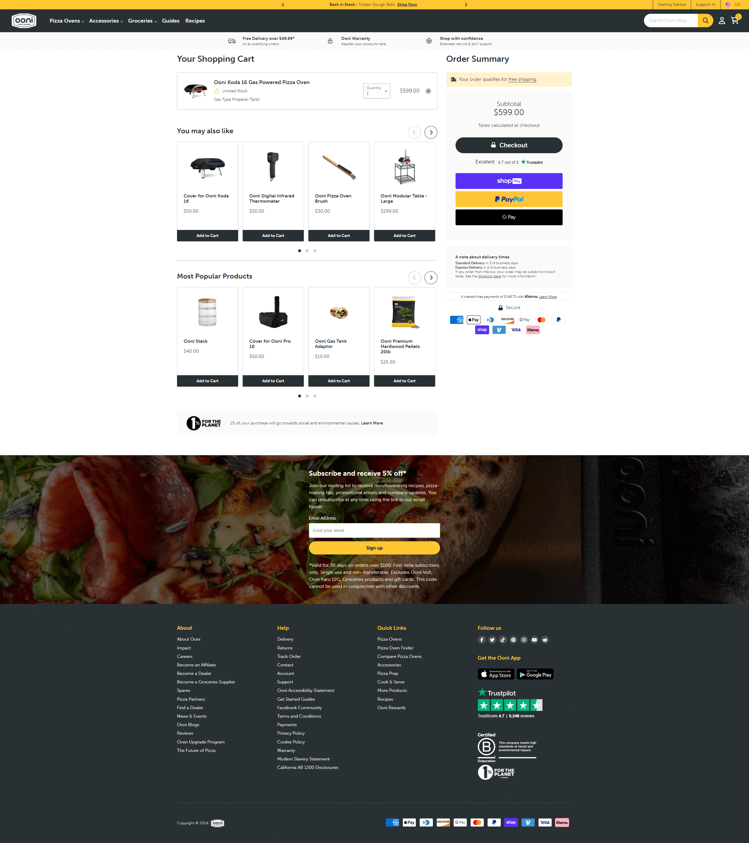 Swipe file ooni desktop cart - Ooni