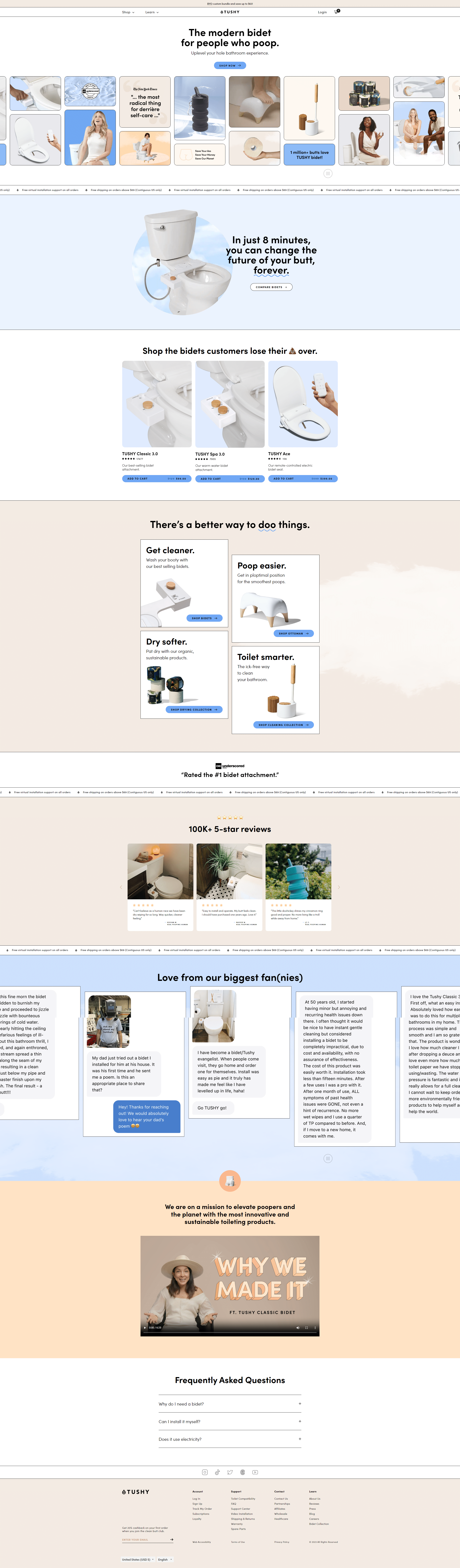 Swipe file tushy desktop home - TUSHY