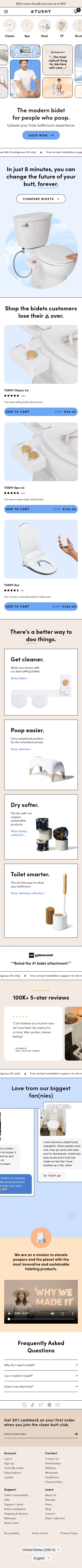 Swipe file tushy mobile home - TUSHY