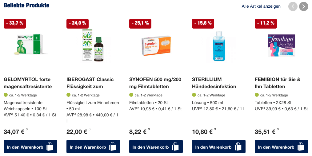 Produktempfehlungen bestseller easyapotheke - So kannst du mit Produktempfehlungen deinen Umsatz steigern