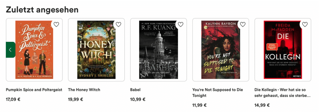 Produktempfehlungen zuletz angesehen thalia - So kannst du mit Produktempfehlungen deinen Umsatz steigern